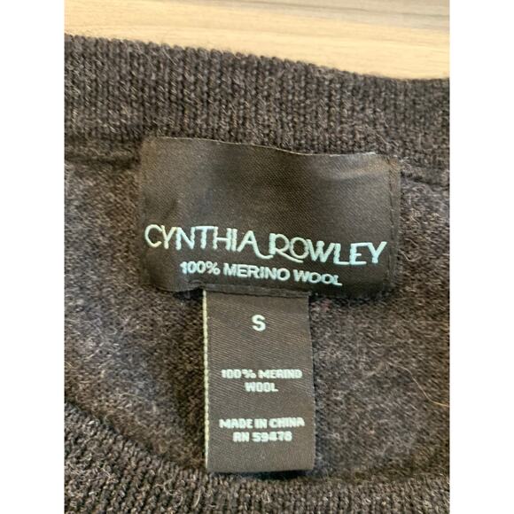 Cynthia Rowley Women's Merino Wool Colorblock Sweater Dress Long Sleeve Size S - Picture 3 of 4